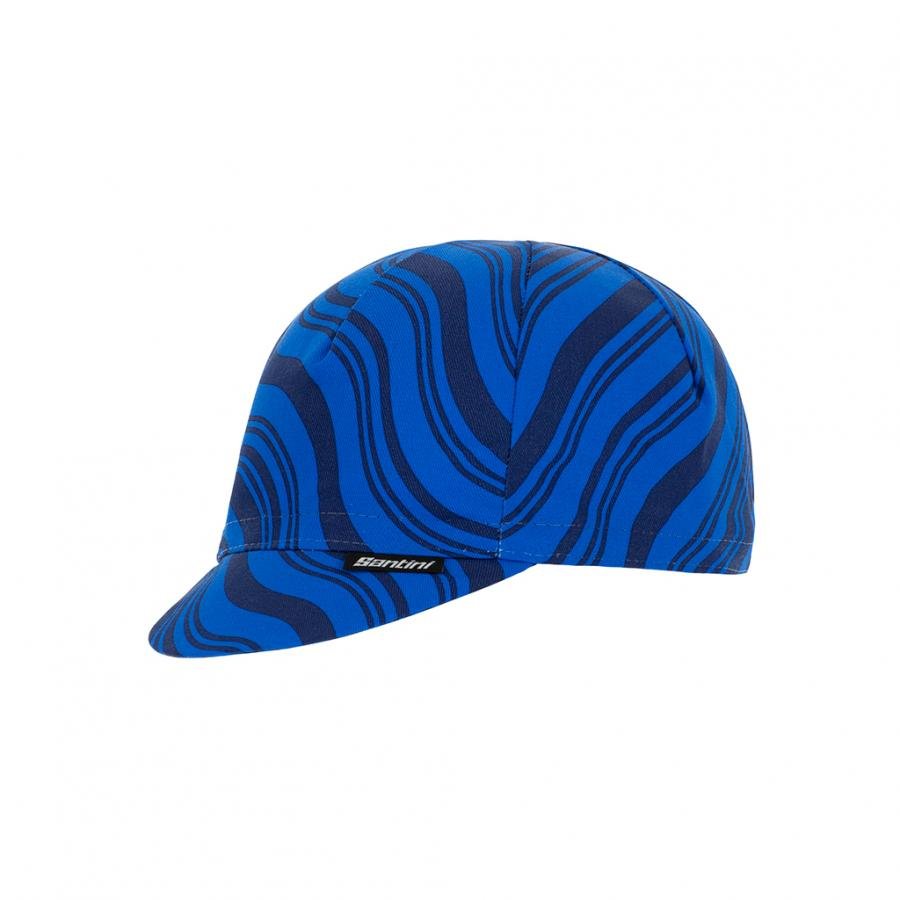 Santini Kinetic Cycling Cap-Royal Blue - D Byk Store