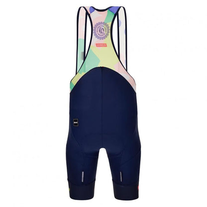 Santini La Vuelta KM Cero Bibshorts-Navy Blue - D Byk Store