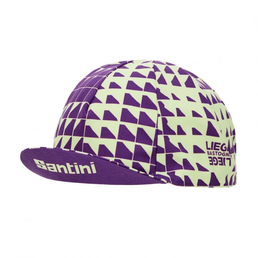 Santini Liege Bastogne Liege Cycling Cap-Print - D Byk Store