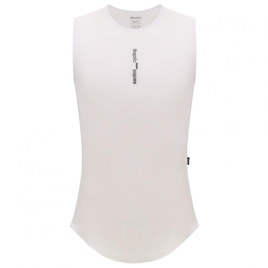 Santini Lieve Baselayer (Sleeveless)-White - D Byk Store