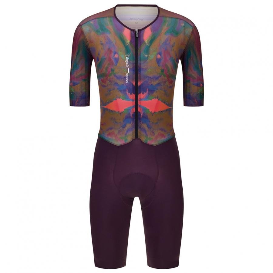 Santini MADSS V6 Aerosuit-Burgundy - D Byk Store