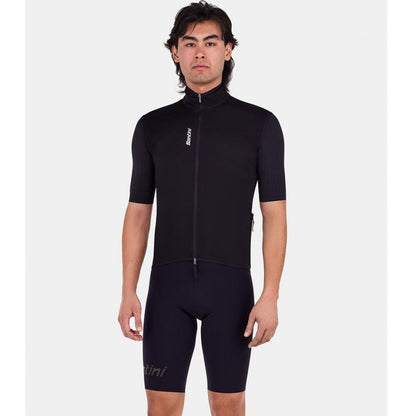 Santini Magic Unisex Packable Waterproof Vest-Black - D Byk Store