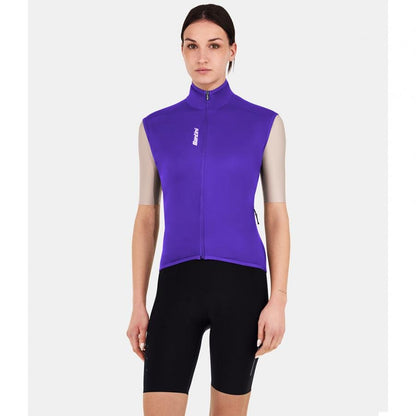 Santini Magic Unisex Packable Waterproof Vest-Purple - D Byk Store