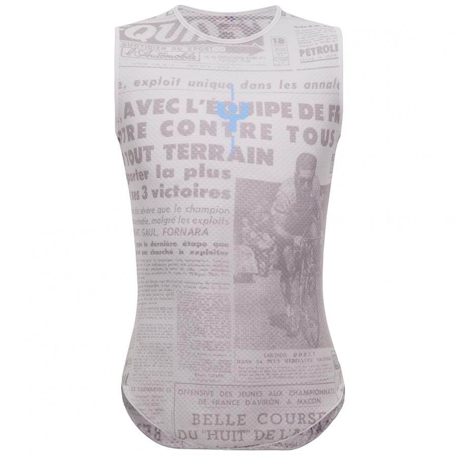 Santini Maillot Jaune M.Ventoux Baselayer-Print - D Byk Store