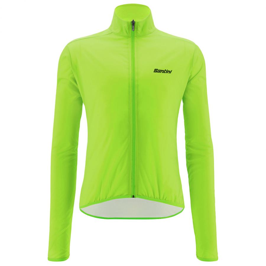 Santini Nebula Wind Jacket-Fluo Green - D Byk Store