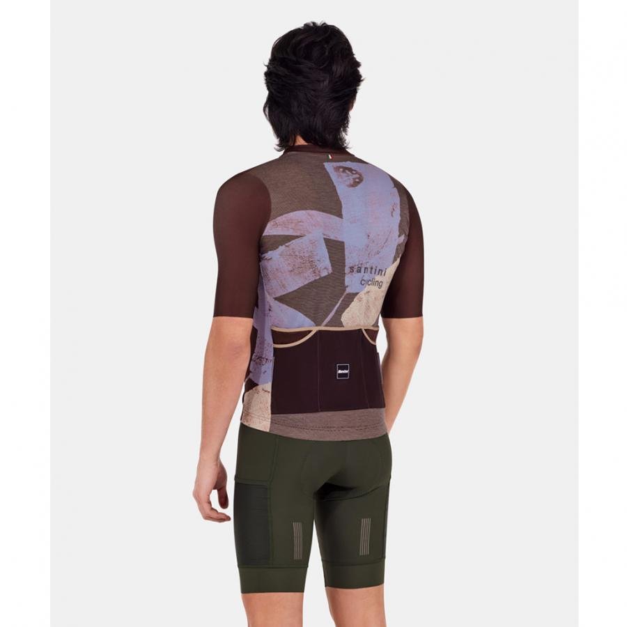 Santini Note Jersey-Chocolate - D Byk Store