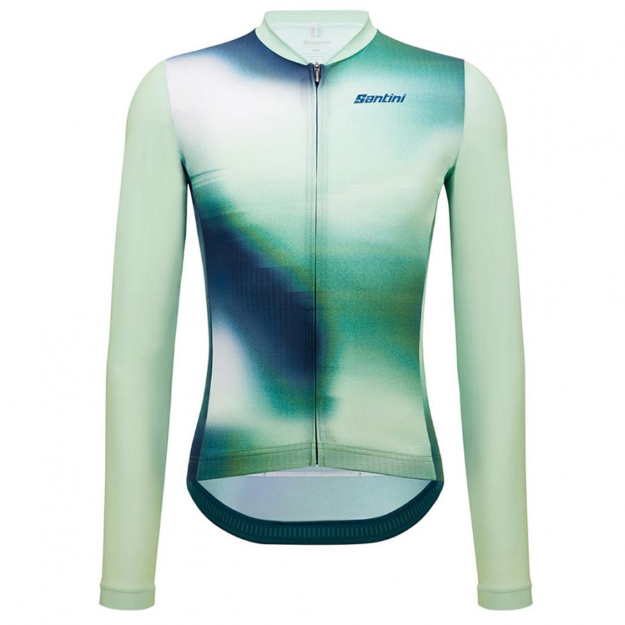 Santini Ombra Eco Sleek Long Sleeve Unisex Jersey-Green - D Byk Store
