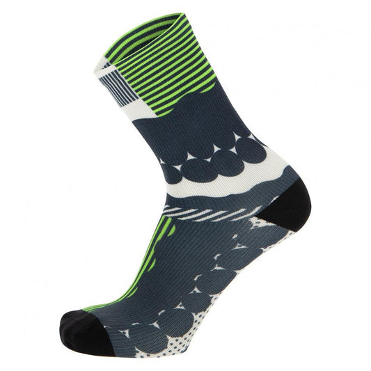 Santini Optic Socks-Fluo Green - D Byk Store