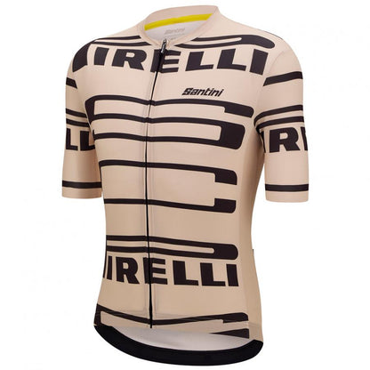 Santini Pirelli Sport Club Unisex Jersey-Beige - D Byk Store