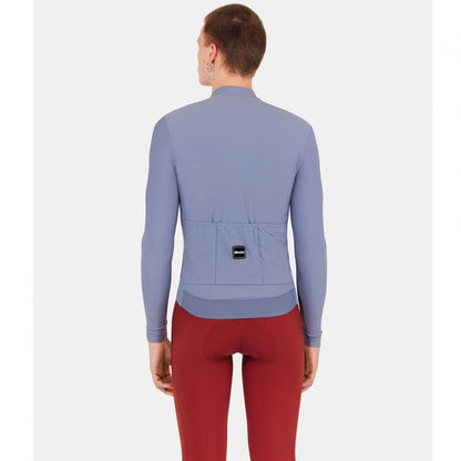 Santini Ready To Ride Unisex Long Sleeve Jersey-Light Blue - D Byk Store
