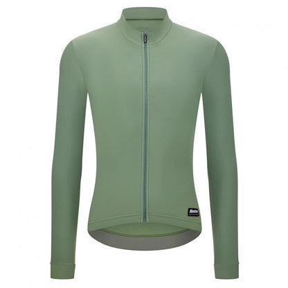 Santini Ready To Ride Unisex Long Sleeve Jersey-Sage Green - D Byk Store