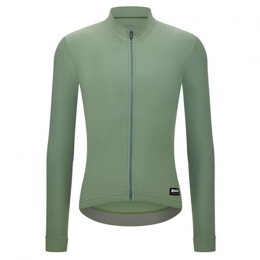 Santini Ready To Ride Unisex Long Sleeve Jersey-Sage Green - D Byk Store