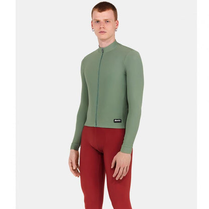Santini Ready To Ride Unisex Long Sleeve Jersey-Sage Green - D Byk Store