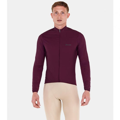 Santini Ready To Ride Unisex Wind Jacket-Burgundy - D Byk Store