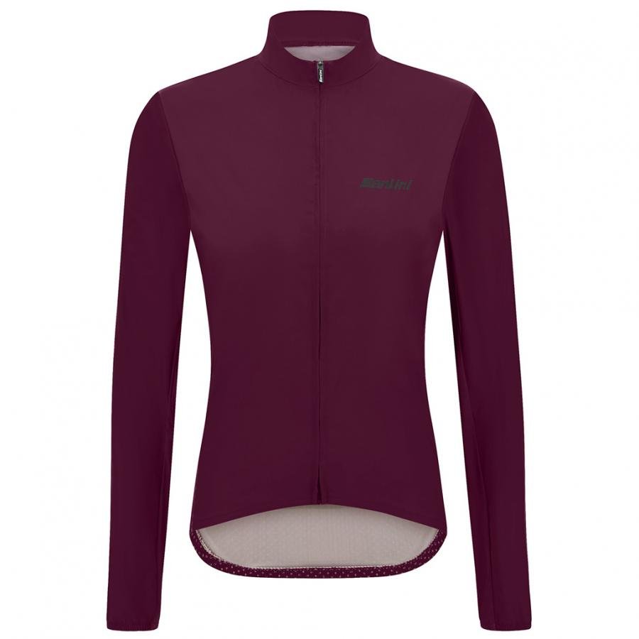 Santini Ready To Ride Unisex Wind Jacket-Burgundy - D Byk Store