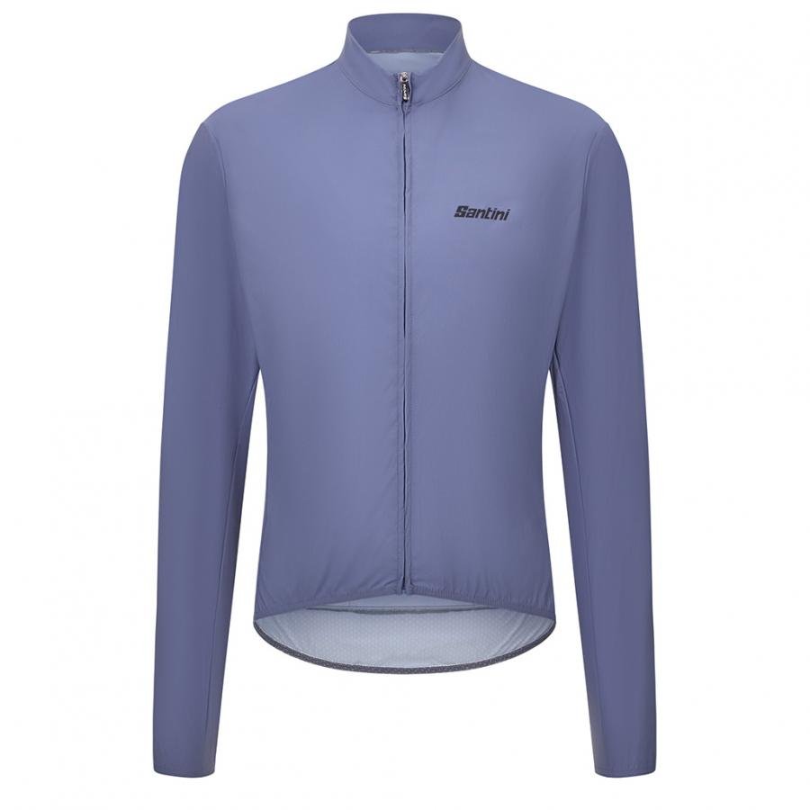 Santini Ready To Ride Unisex Wind Jacket-Light Blue - D Byk Store