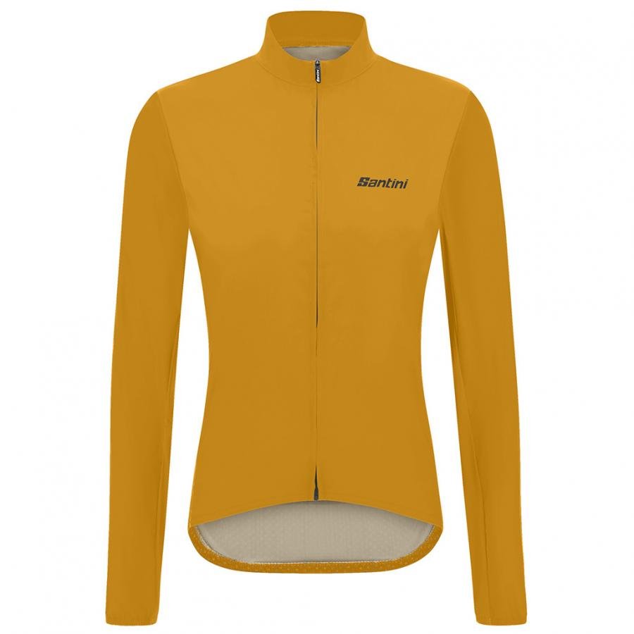 Santini Ready To Ride Unisex Wind Jacket-Ochre - D Byk Store