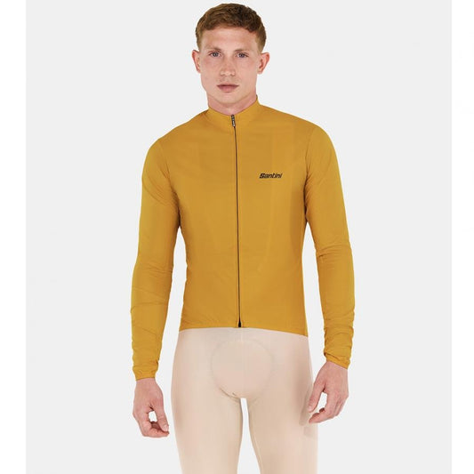 Santini Ready To Ride Unisex Wind Jacket-Ochre - D Byk Store