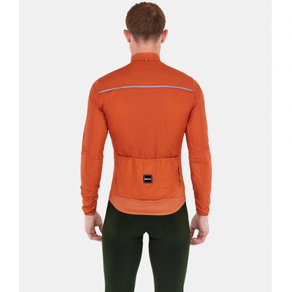 Santini Ready To Ride Unisex Wind Jacket-Rust - D Byk Store
