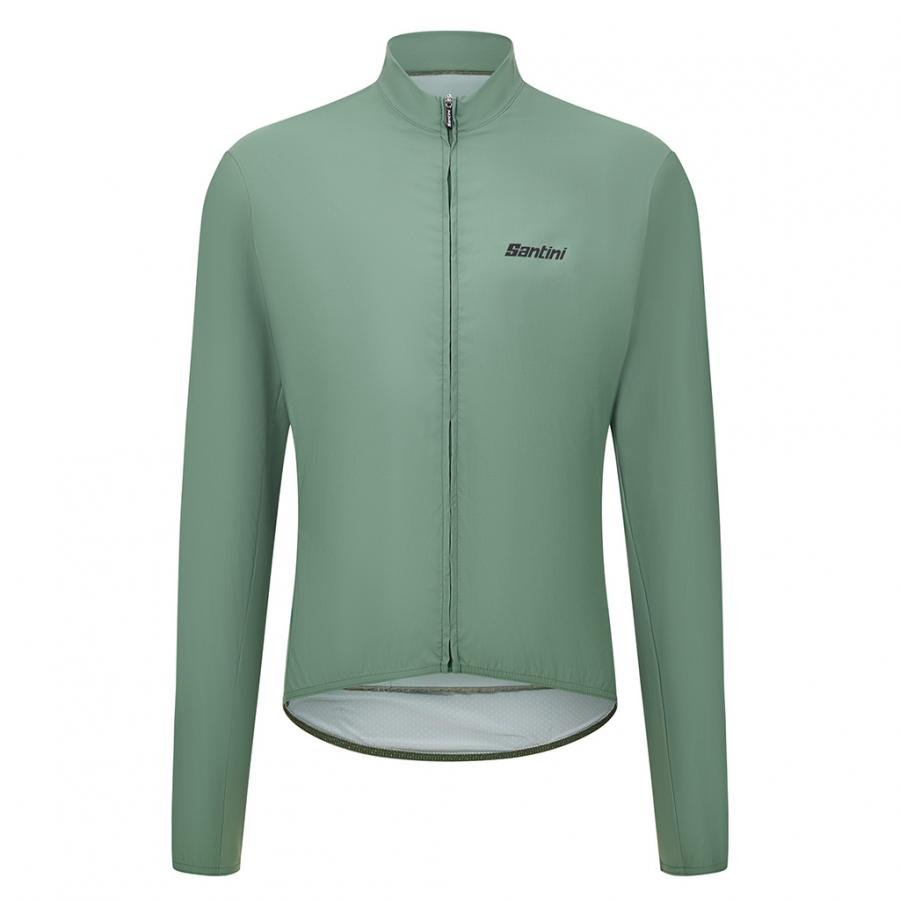 Santini Ready To Ride Unisex Wind Jacket-Sage Green - D Byk Store