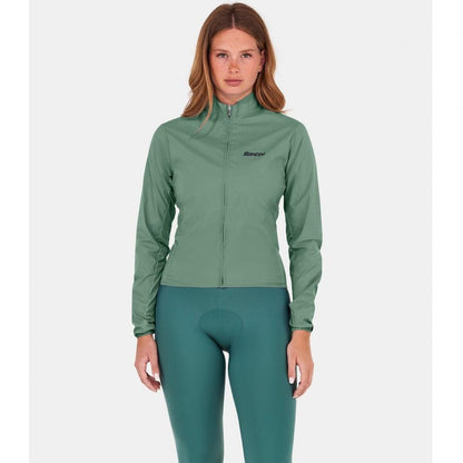 Santini Ready To Ride Unisex Wind Jacket-Sage Green - D Byk Store