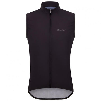Santini Ready To Ride Unisex Wind Vest-Black - D Byk Store