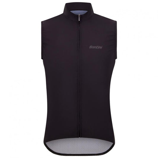 Santini Ready To Ride Unisex Wind Vest-Black - D Byk Store