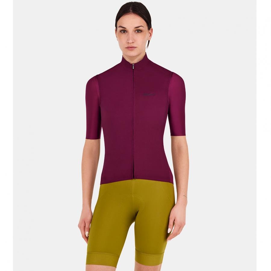 Santini Ready To Ride Unisex Wind Vest-Burgundy - D Byk Store