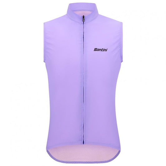 Santini Ready To Ride Unisex Wind Vest-Lilac - D Byk Store