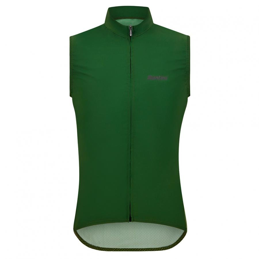 Santini Ready To Ride Unisex Wind Vest-Military Green - D Byk Store