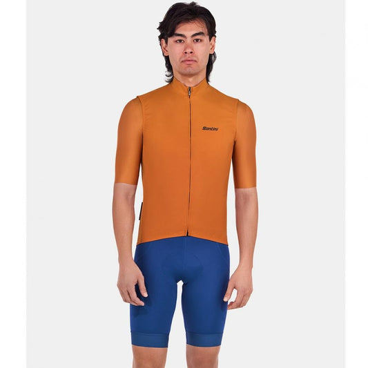 Santini Ready To Ride Unisex Wind Vest-Rust - D Byk Store