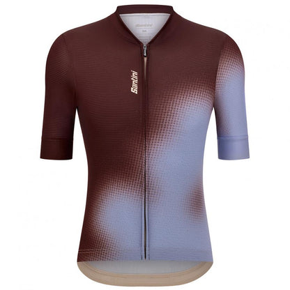 Santini Spot Jersey-Brown/Blue - D Byk Store