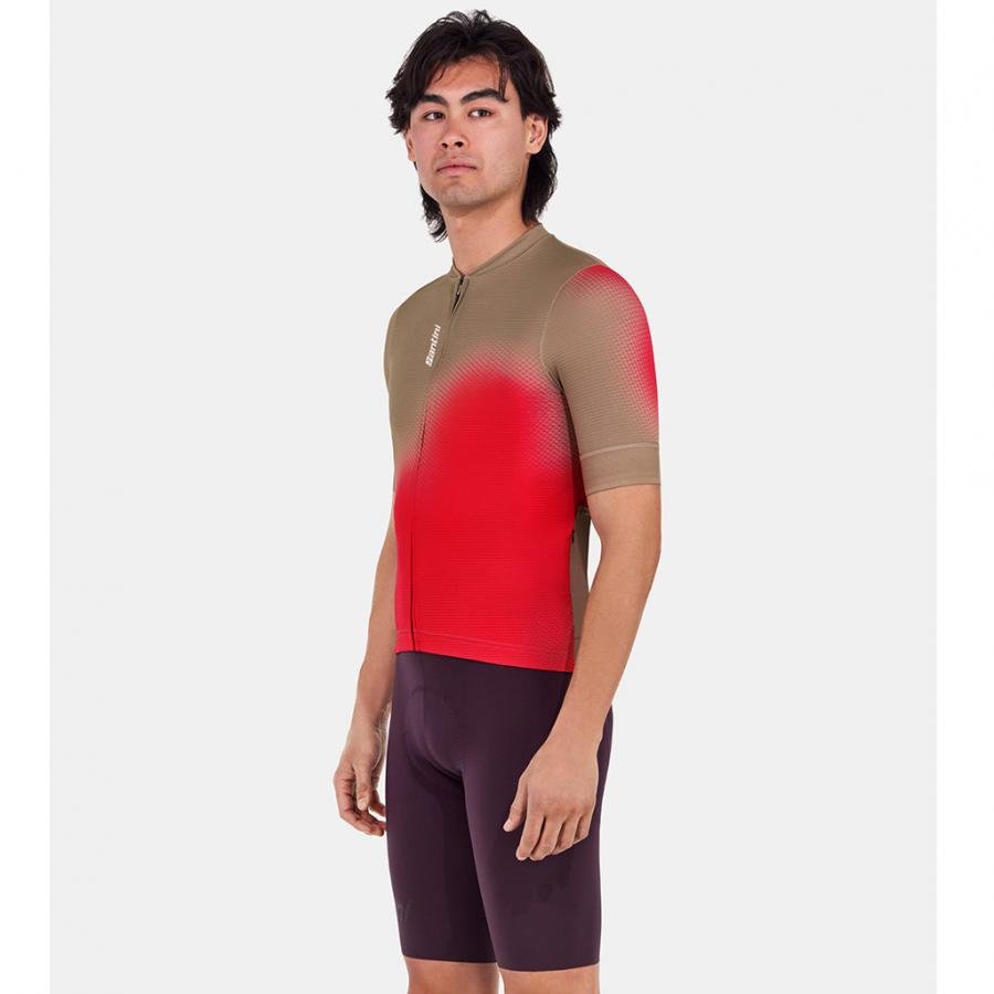 Santini Spot Jersey-Raspberry - D Byk Store