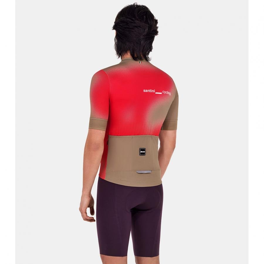 Santini Spot Jersey-Raspberry - D Byk Store