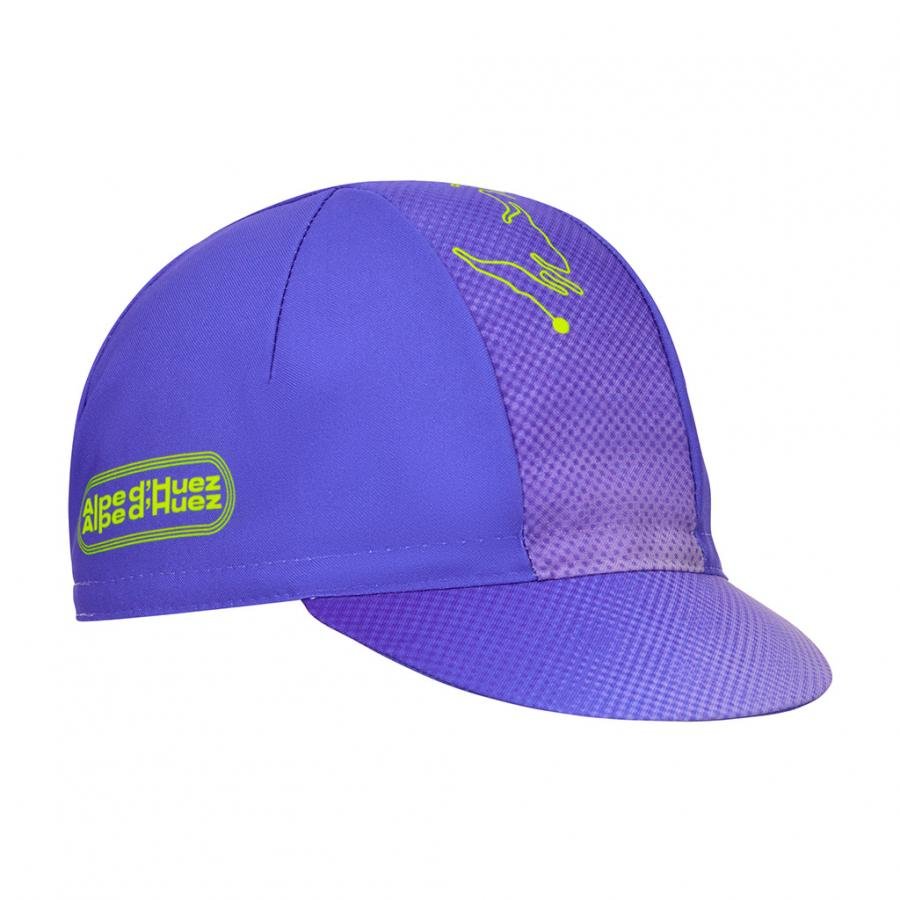 Santini TDF Alpe D'Huez Cycling Cap-Lilac - D Byk Store