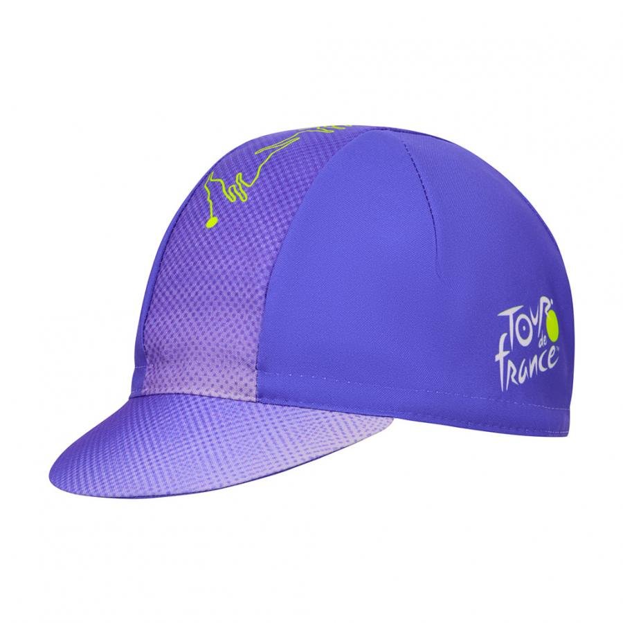 Santini TDF Alpe D'Huez Cycling Cap-Lilac - D Byk Store