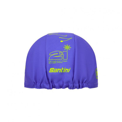 Santini TDF Alpe D'Huez Cycling Cap-Lilac - D Byk Store