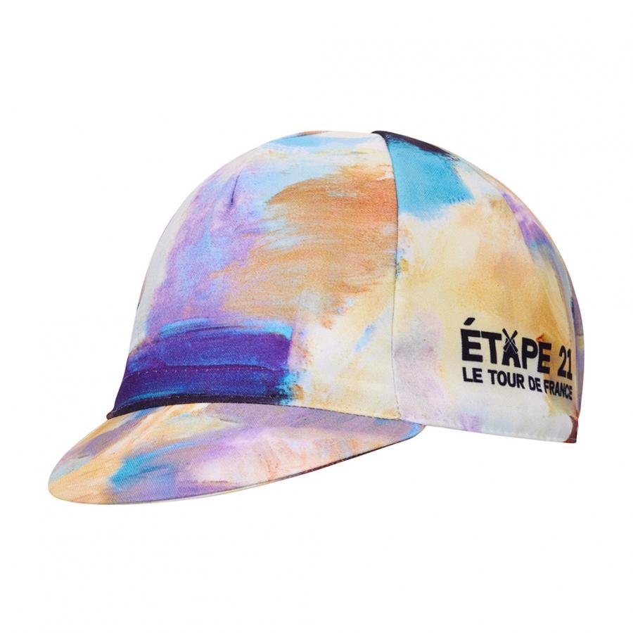 Santini TDF Arrivee Montmartre Cycling Cap-Blue - D Byk Store