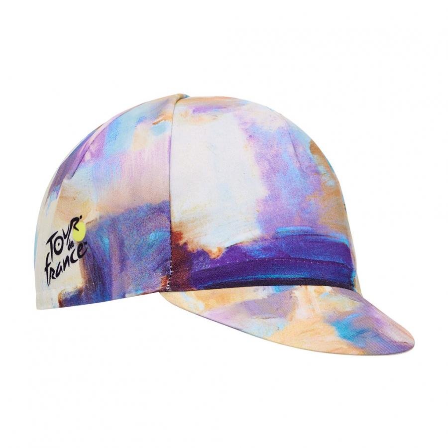 Santini TDF Arrivee Montmartre Cycling Cap-Blue - D Byk Store