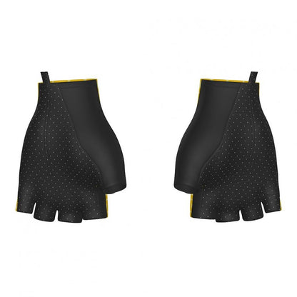 Santini TDF Grand Depart Barcelone Gloves-Yellow - D Byk Store