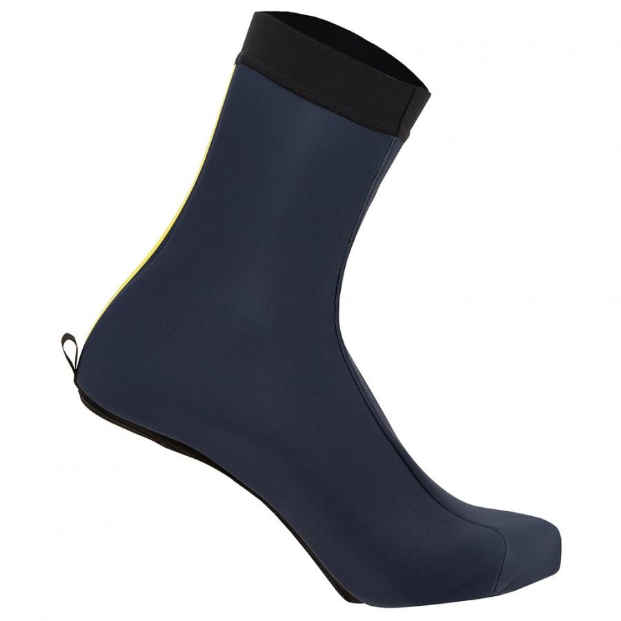 Santini TDF Le Maillot Jaune Shoecovers-Navy Blue - D Byk Store
