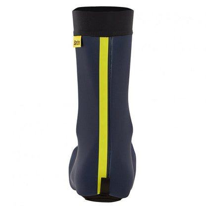 Santini TDF Le Maillot Jaune Shoecovers-Navy Blue - D Byk Store