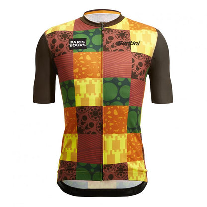 Santini TDF Paris Tours Jersey-Print - D Byk Store