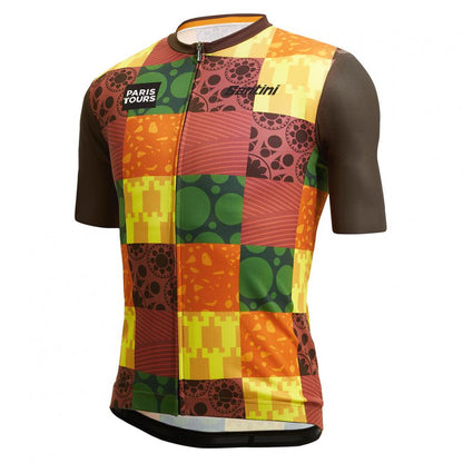 Santini TDF Paris Tours Jersey-Print - D Byk Store