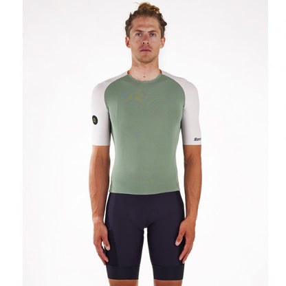 Santini Terranova Pelle Unisex Jersey-Military Green - D Byk Store