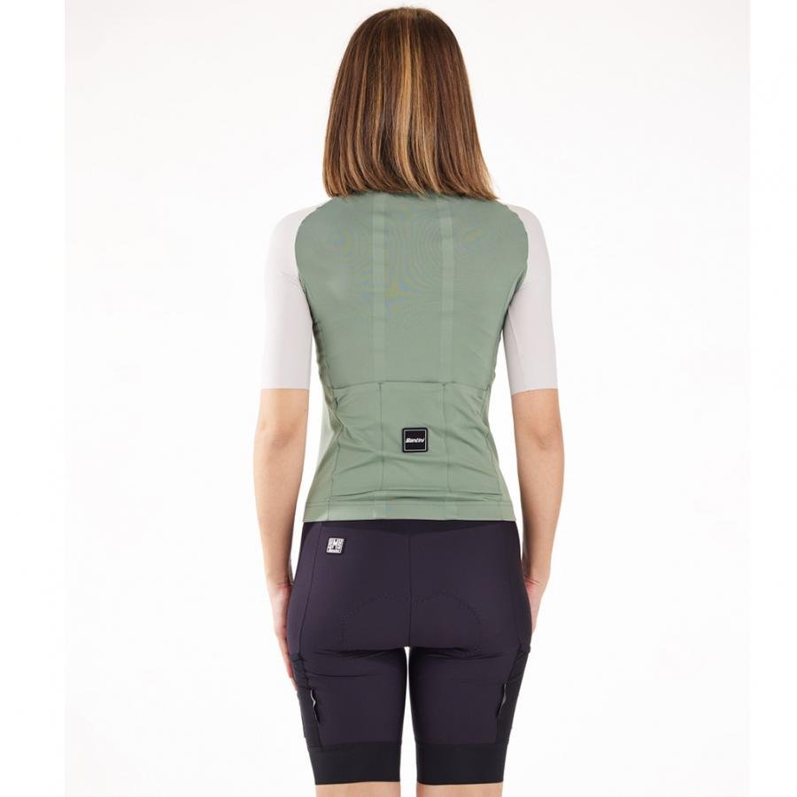 Santini Terranova Pelle Unisex Jersey-Military Green - D Byk Store