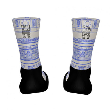 Santini Tour De France Arrivee Arc De Triomphe Socks-Print - D Byk Store