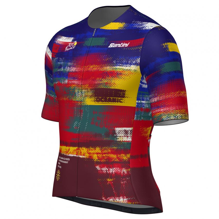 Santini Tour De France Arrivee Dash Unisex Jersey-Print - D Byk Store