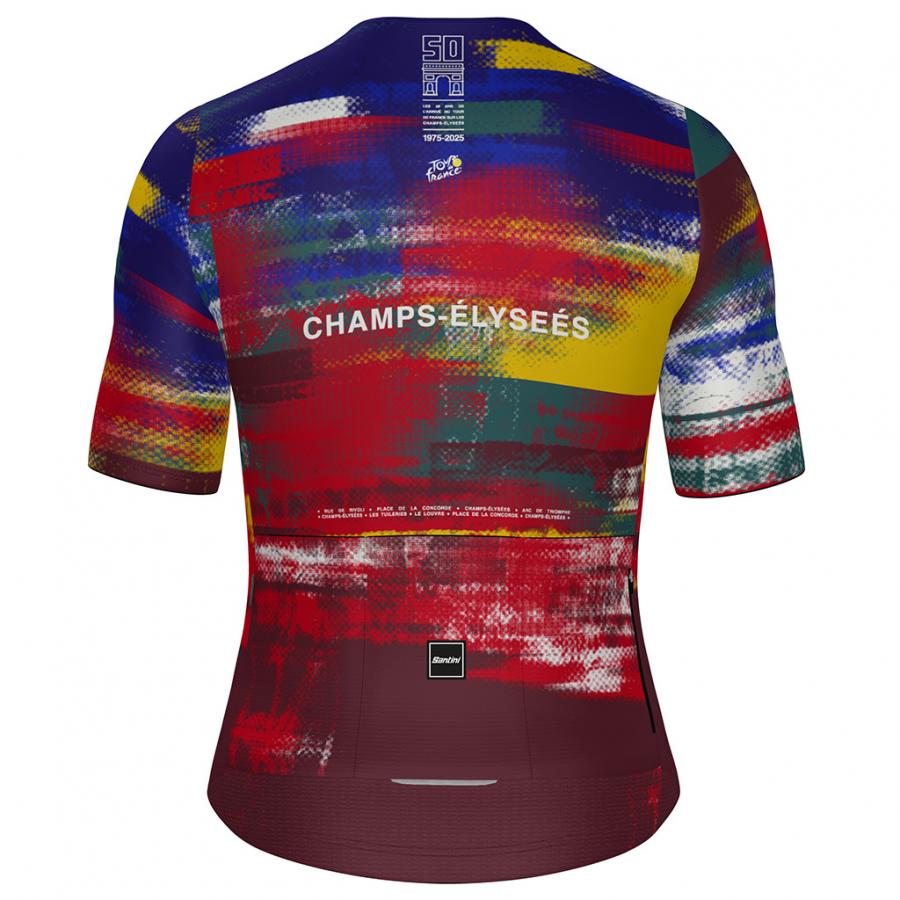 Santini Tour De France Arrivee Dash Unisex Jersey-Print - D Byk Store