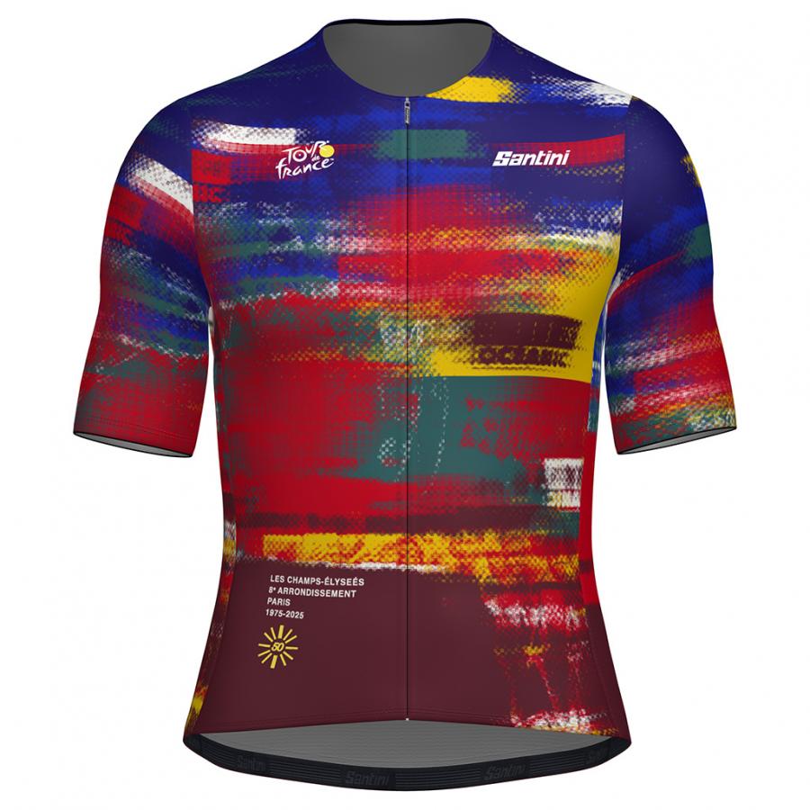 Santini Tour De France Arrivee Dash Unisex Jersey-Print - D Byk Store
